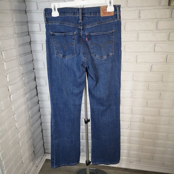 Levi's 315 Ladies Size W28 / L32 Medium Wash Shaping Bootcut Jeans - Picture 2 of 16